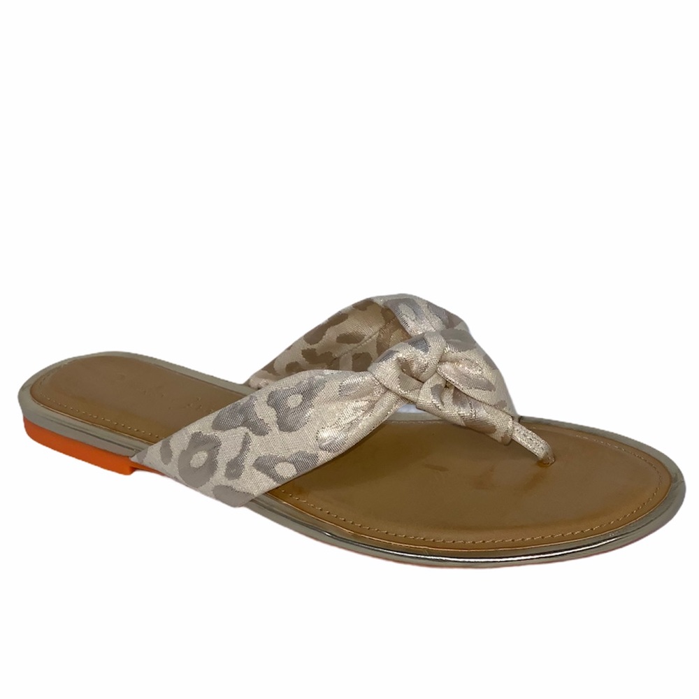 Amelia Grace Adellia Champagne flip-flop 8.5
